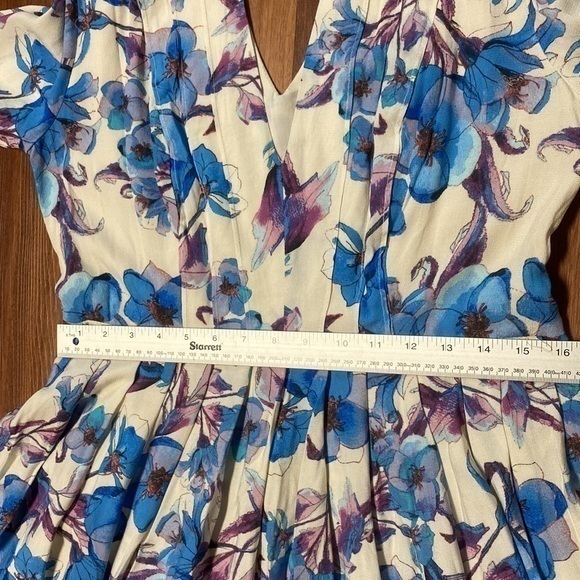 Free People Tegan V-Neck Mini Dress 10 - Picture 13 of 16